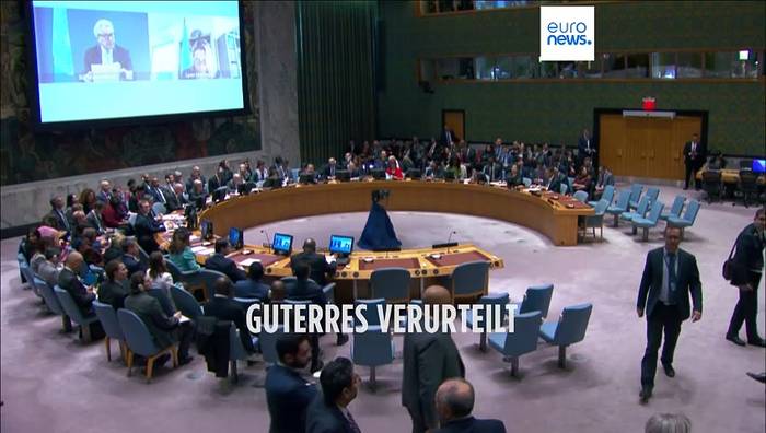 Video: Eklat bei der UN: Israel greift Guterres wegen Gaza-Rede an