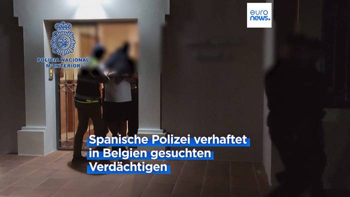 Video: Polizei-Video: Festnahme in Spanien nach Terror-Anschlag in Brüssel