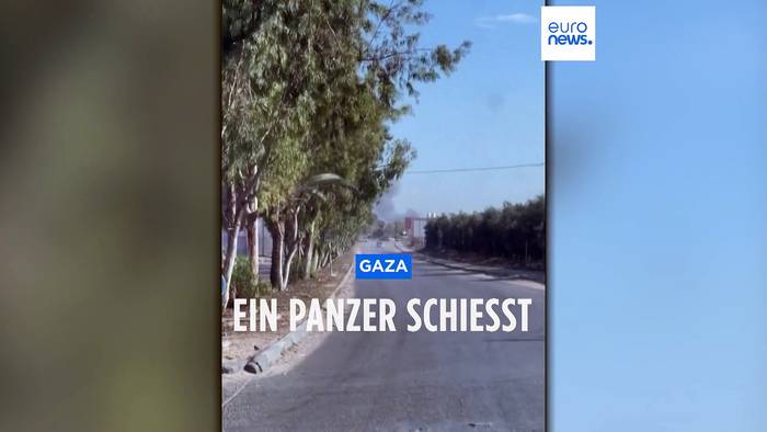 Video: VIDEO: israelischer Panzer bombt Auto mit 3 Personen weg