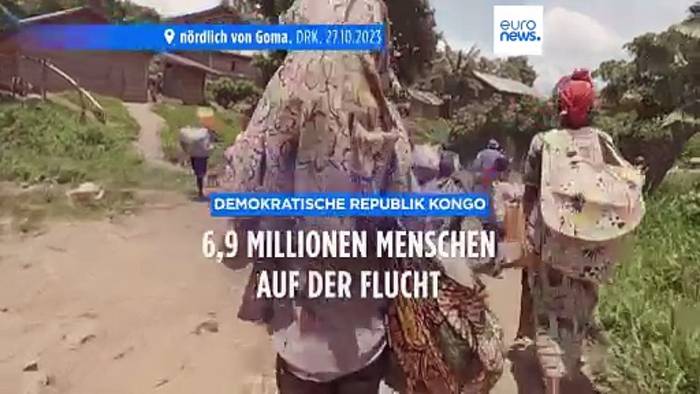 Video: Wieder Kämpfe im Osten der Demokratischen Republik Kongo