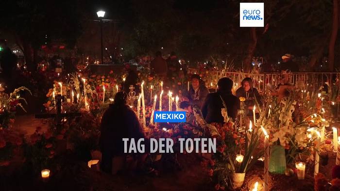 Video: Magische Atmosphäre auf den Friedhöfen Mexikos