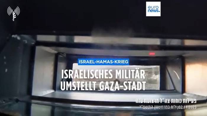 Video: Heftige Kämpfe im Gazastreifen: 