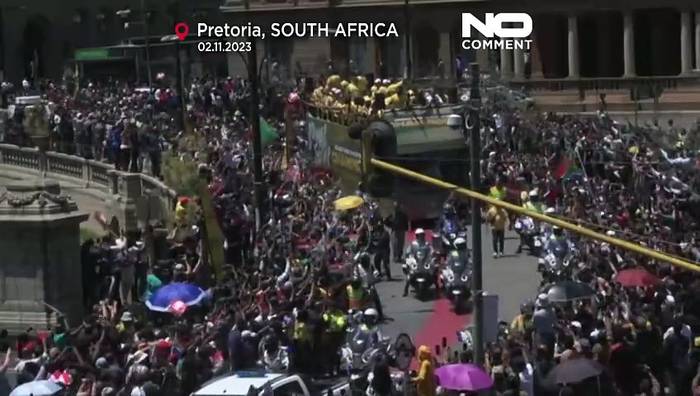 News video: Springboks back home! So feiert Südafrika seine Rugby-Helden