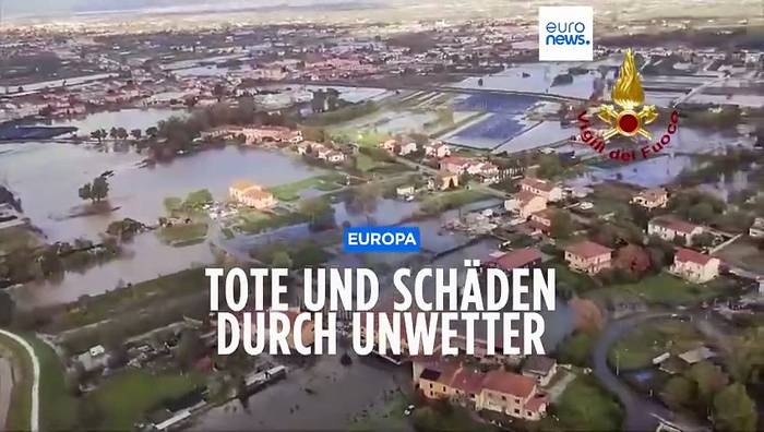 Video: Tote und Schäden durch Unwetter in Teilen Europas