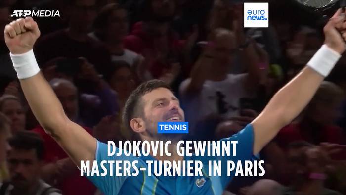 Video: Djokovic gewinnt Masters-Turnier von Paris-Bercy