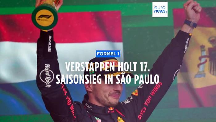 Video: Rekord ausgebaut: Verstappen holt 17. Saisonsieg beim Grand Prix von Brasilien