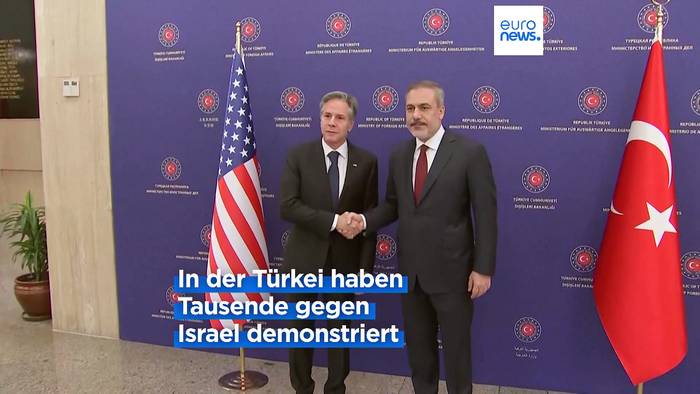 News video: Streitpunkt Naher Osten: US-Außenminister Blinken auf heikler Mission in Ankara