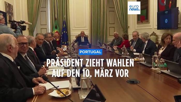 Video: Portugals Präsident löst Parlament auf und setzt Neuwahl an