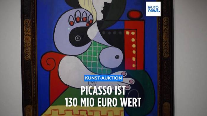 Video: Für 130 Mio. Euro versteigert: Dieses Picasso-Gemälde ist das zweitteuerste