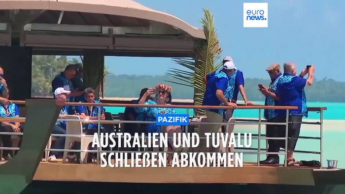 News video: Wegen Klimawandel: Australien will dauerhaft Menschen aus Tuvalu aufnehmen