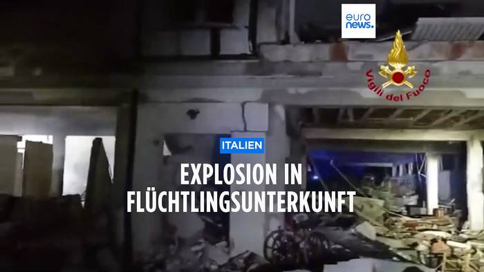 News video: Explosion in Flüchtlingsheim: 31 Verletzte