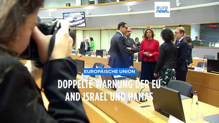 Video: Doppelte Warnung der EU an Israel und die Hamas