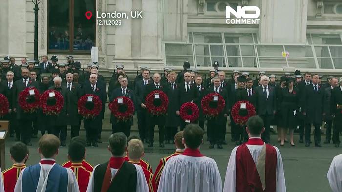 News video: Roter Mohn: König Charles erinnert an Opfer der Weltkriege