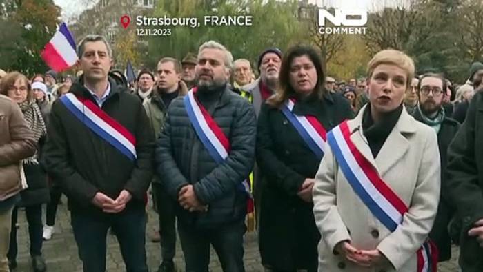 News video: Wer war beim Marsch gegen den Antisemitismus in Paris mit dabei?
