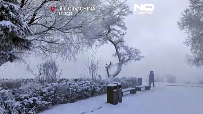 News video: Niedrige Temperaturen sorgen für Wintermärchen-Bilder in China