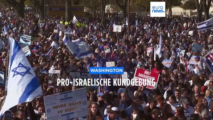 Video: Marsch für Israel - Knapp 300.000 auf der Mall in Washington