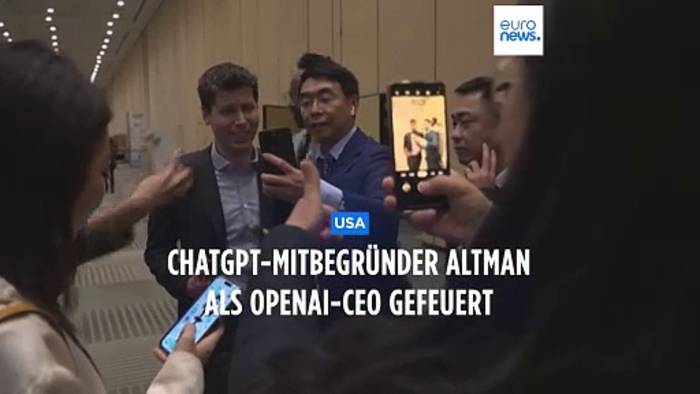 News video: Schock in der KI-Branche: Rauswurf von ChatGPT-Mitbegründer Sam Altman bei OpenAI