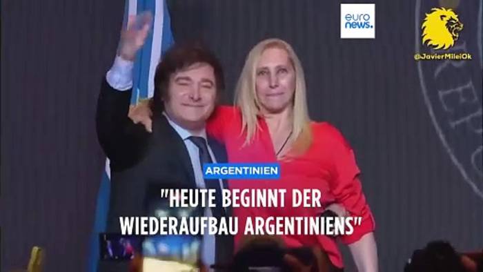 Video: Rechtspopulist Javier Milei gewinnt Präsidentschaftswahl in Argentinien