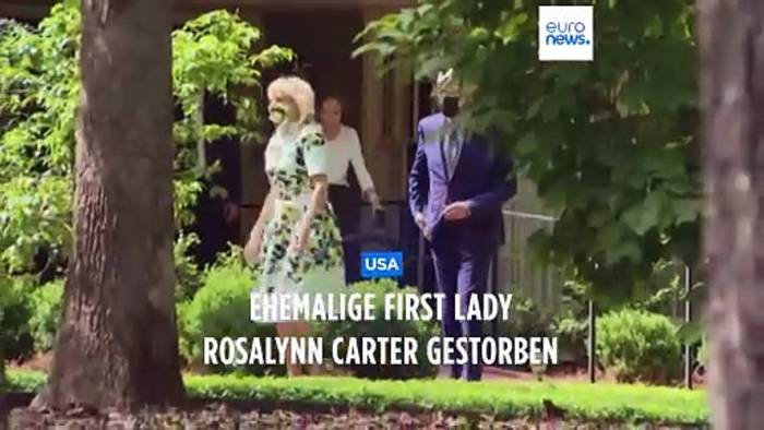 Video: Ex-First Lady Rosalynn Carter mit 96 Jahren gestorben