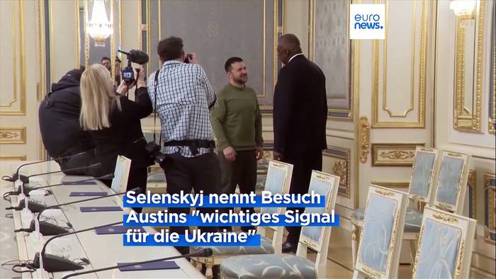 Video: Llyod Austin sichert der Ukraine langfristigen Beistand der USA zu