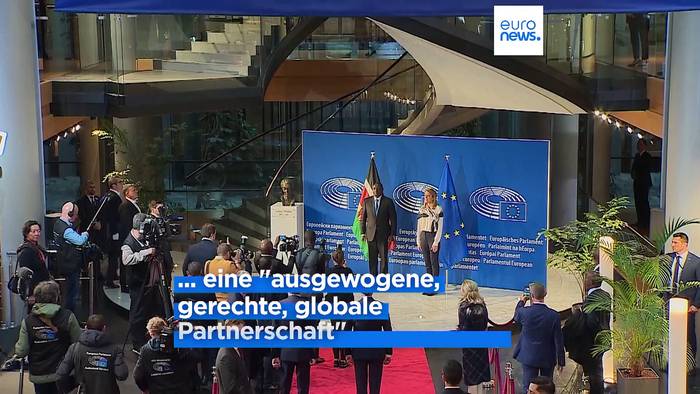 News video: Kenias Präsident fordert ausgewogene Beziehungen zwischen Afrika und Europa