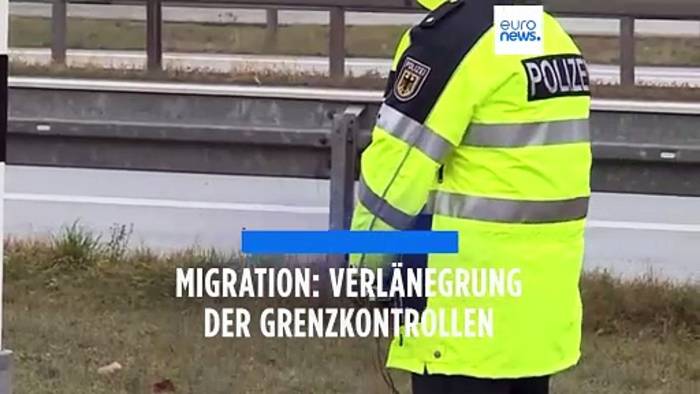 News video: Irreguläre Migration: Faeser verlängert Grenzkontrollen