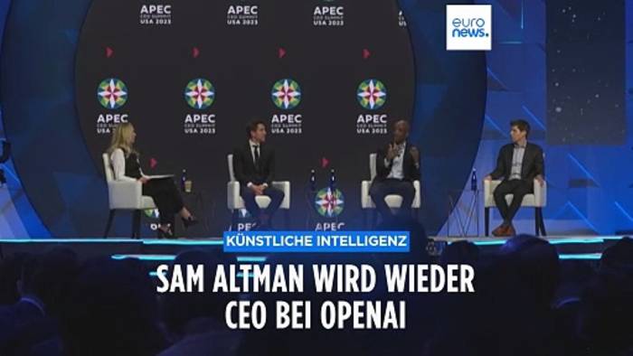 Video: Nach fünf Tagen Führungschaos: Sam Altman kehrt zurück als CEO von OpenAI