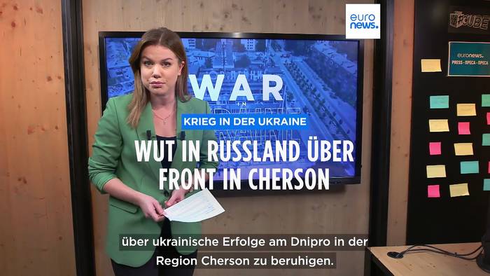 Video: Wut der Russen über Militär-Erfolge der Ukraine am Dnipro bei Cherson