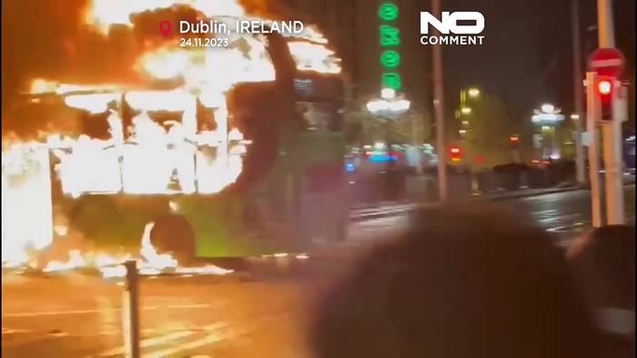 Video: Dublin erlebt die schlimmsten Ausschreitungen seit Jahrzehnten