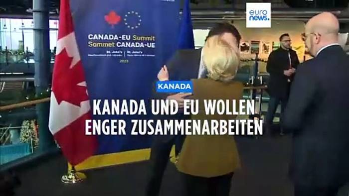 News video: Europäische Union will Zusammenarbeit mit Kanada vertiefen