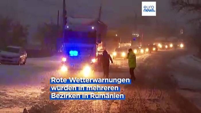 News video: Wintereinbruch legt Süd- und Osteuropa lahm