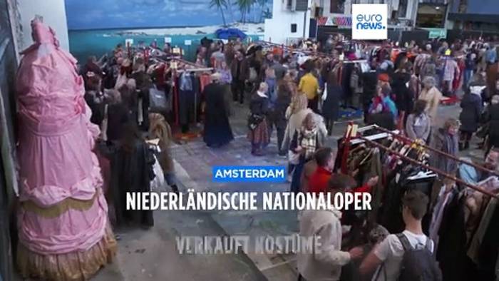 News video: Platzmangel: Niederländische Nationaloper verkauft Masken und Kostüme