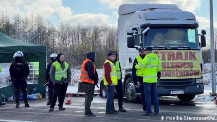 Video: Polen: Proteste der LKW-Fahrer an der Grenze zur Ukraine