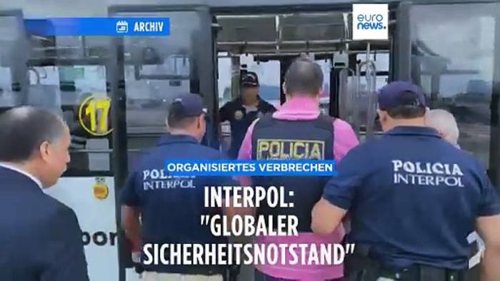 News video: Interpol wird 100: Generalsekretär spricht von 
