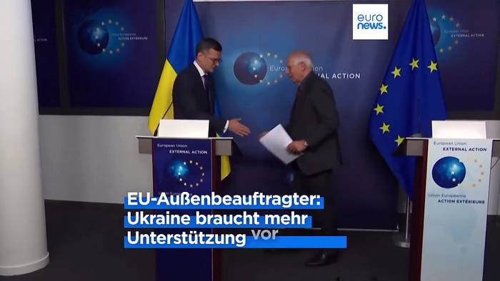 News video: EU erhöht Unterstützung für ukrainisches MIlitär