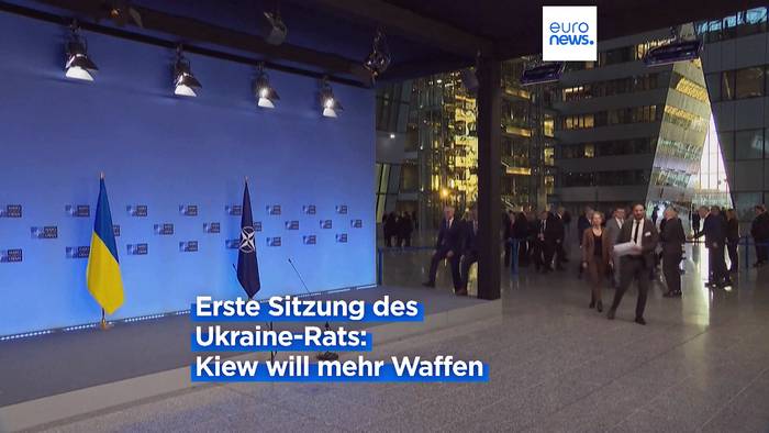 Video: Erster NATO-Ukraine-Rat in Brüssel: Kiew will mehr Waffen