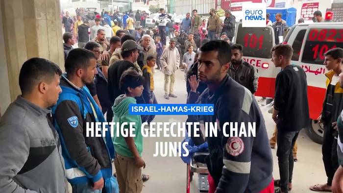 Video: Heftige Gefechte in Chan Junis: Zivilisten sitzen in der Falle