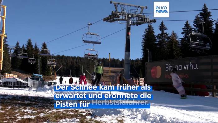 Video: Skiurlaub in Serbien ist teurer als in Frankreich