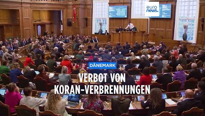 News video: Neues Gesetz in Dänemark: Parlament verbietet Bibel- und Koranverbrennung