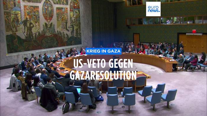 Video: USA legt Veto gegen Waffenstillstands-Resolution zu Gaza ein