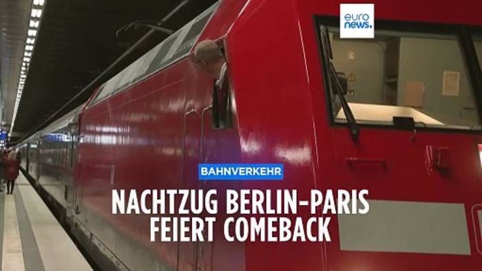 News video: Mit einem Nachtzug nach Paris - Comeback nach fast 10 Jahren Pause