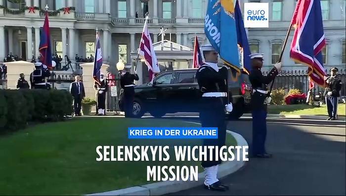 Video: Werben um neue Ukraine-Hilfen: Selenskyj auf schwieriger Mission in den USA
