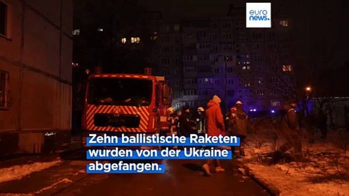 Video: Heftigster Raketenangriff auf Kiew seit über einem Jahr
