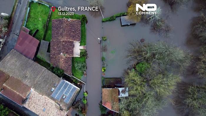 Video: Nach starken Regenfällen: Überschwemmungen im Südwesten Frankreichs