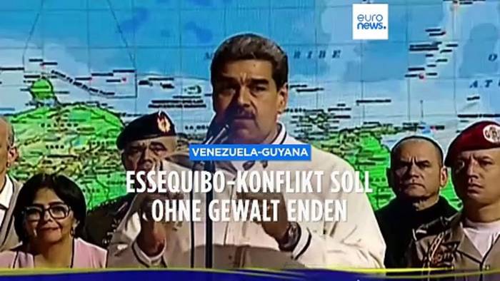 News video: Venezuela und Guyana: territorialer Streit um Essequibo ohne Waffen beigelegt werden