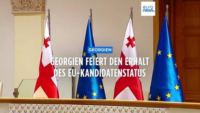 Video: Georgier feiern konkreten Schritt in Richtung Europäischer Union