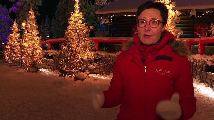 Video: Das Geschäft mit dem Weihnachtsmann: Tourismus boomt in Finnland