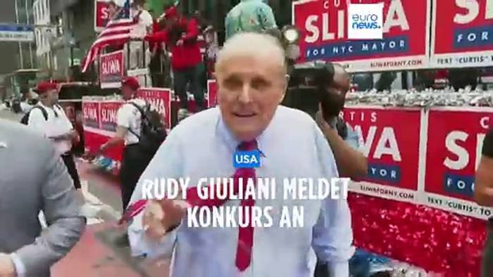 Video: Ex-Trumpanwalt Rudy Giuliani meldet Konkurs an
