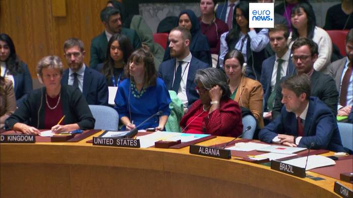 News video: UN-Sicherheitsrat verabschiedet Resolution für Gaza-Hilfen