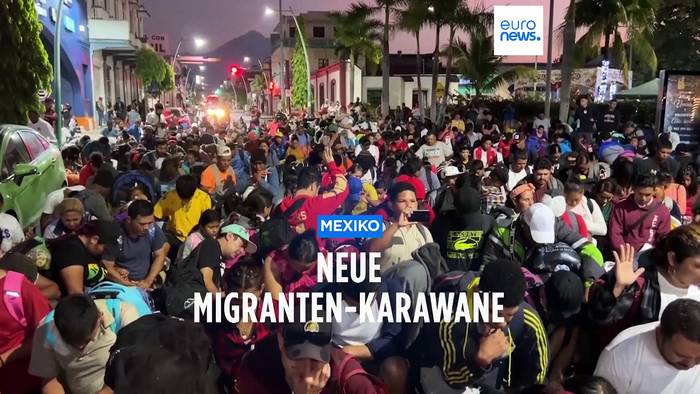 Video: Größte Migranten-Karawane seit über einem Jahr marschiert los